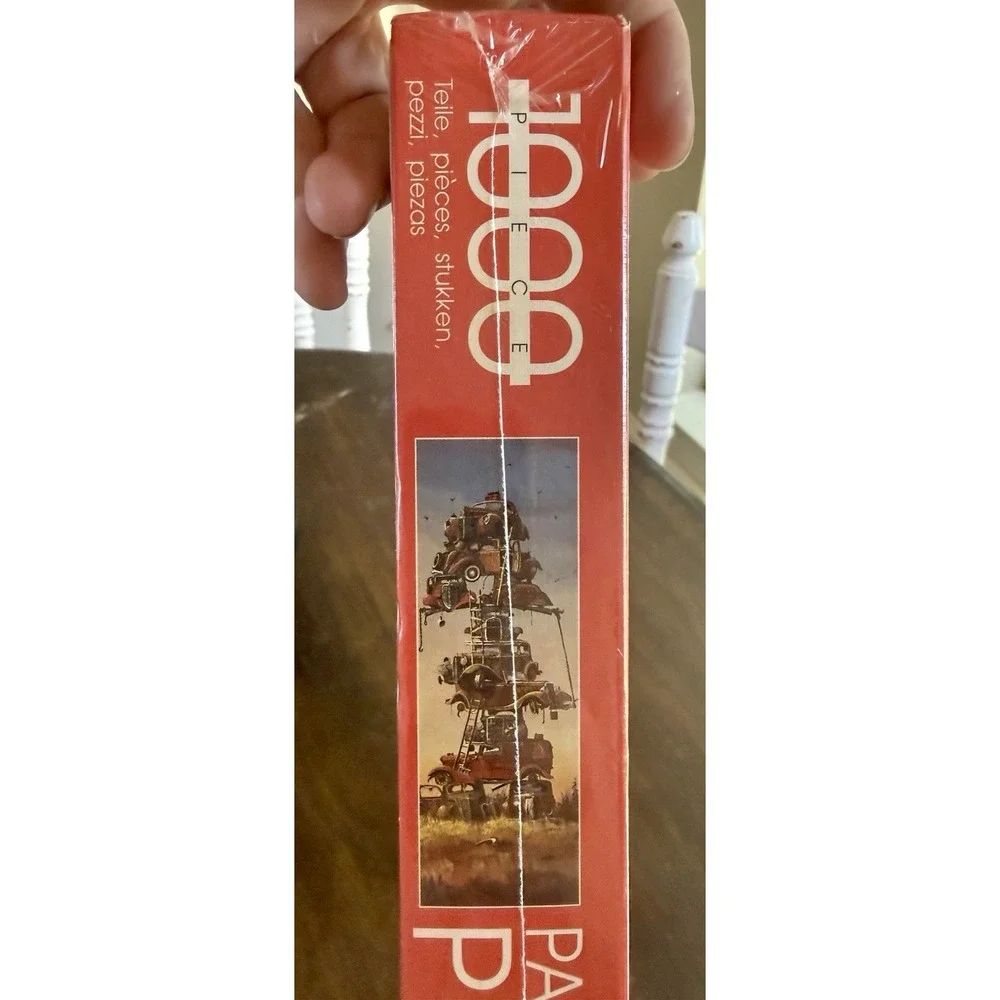 FX Schmid Puzzle the Junk Pile #91205 Panorama 3 feet Long New In Box VTG